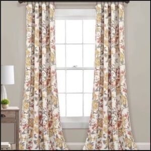 Floral Patterned Curtains